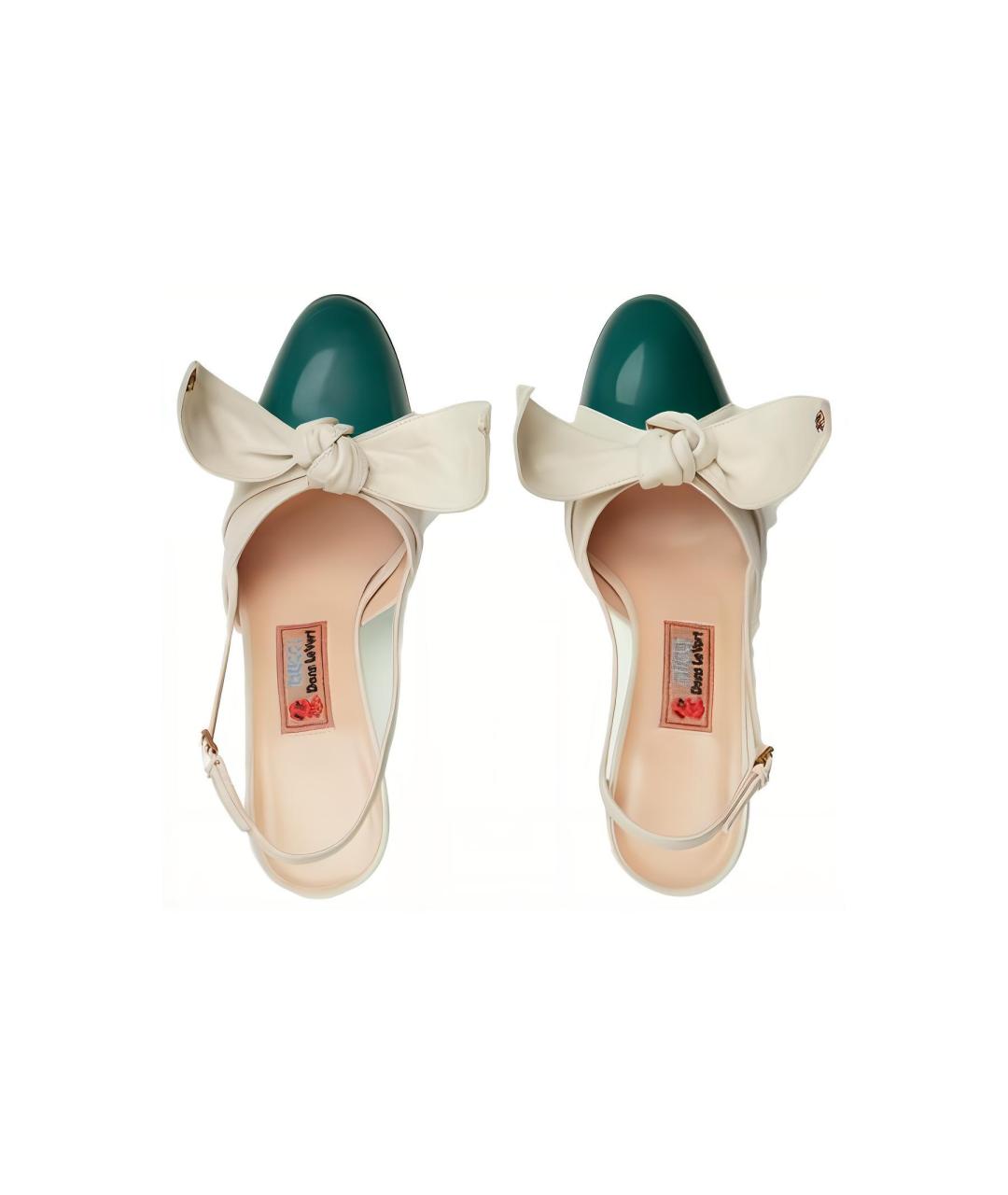 GUCCI Мульти кожаные туфли, фото 3