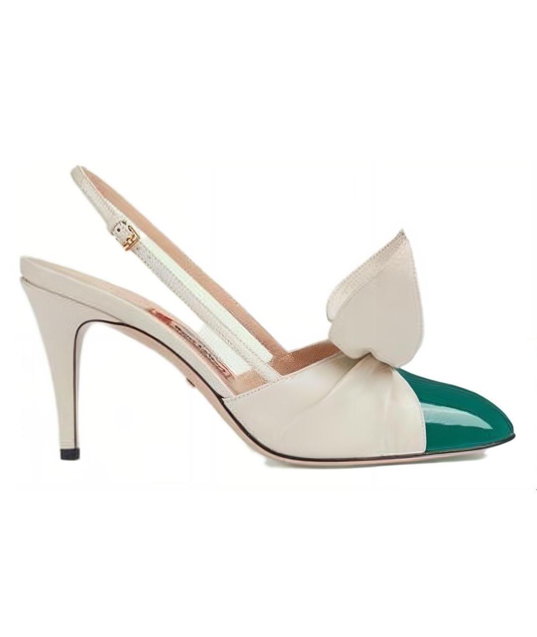 GUCCI Мульти кожаные туфли, фото 1