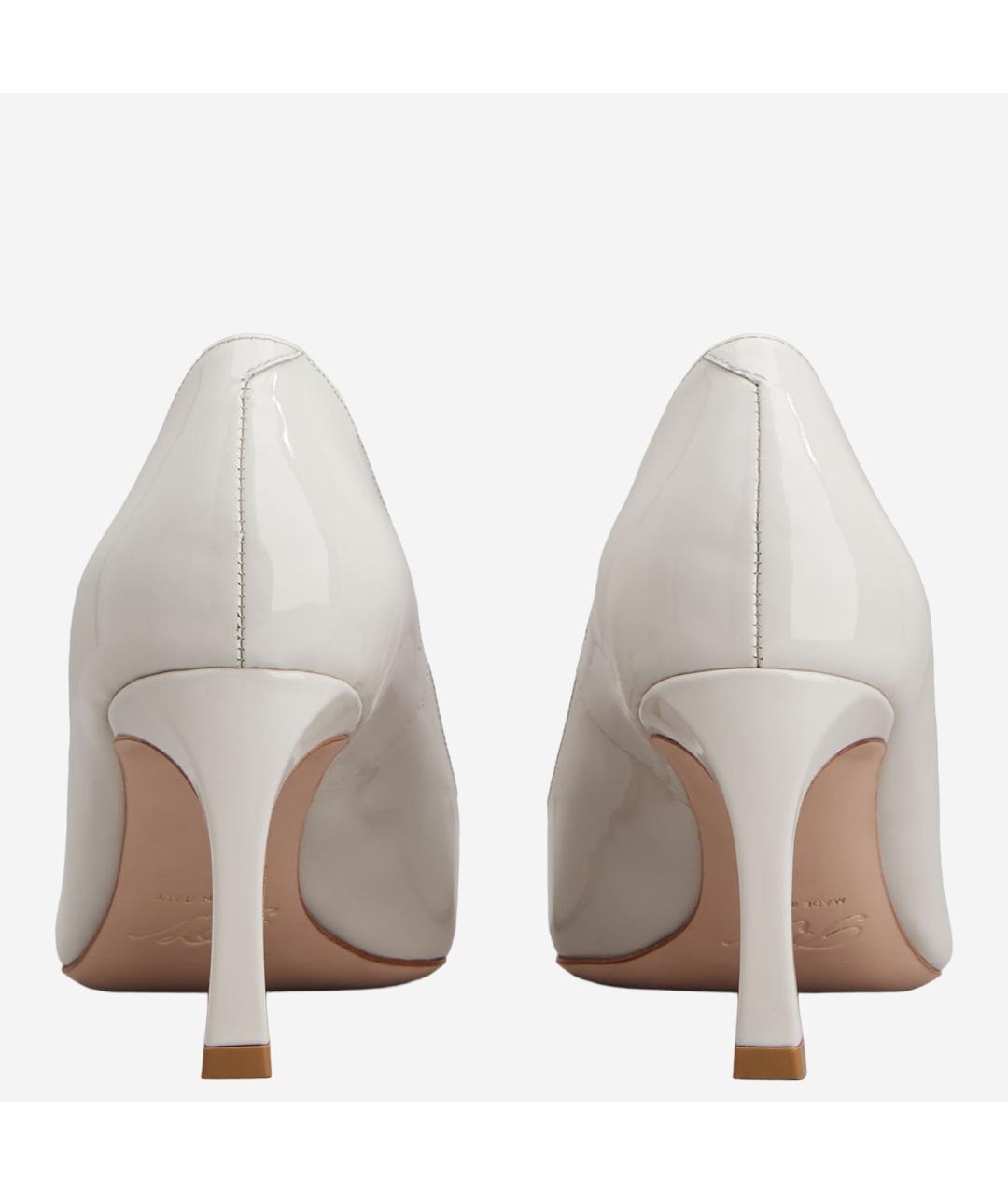 ROGER VIVIER Бежевые кожаные туфли, фото 4