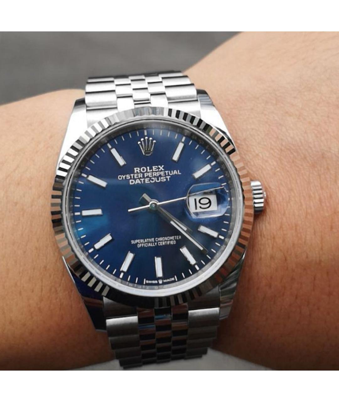 ROLEX Серебряные часы из белого золота, фото 2