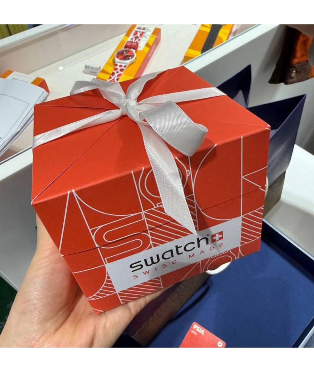 Swatch Белые керамические часы, фото 8