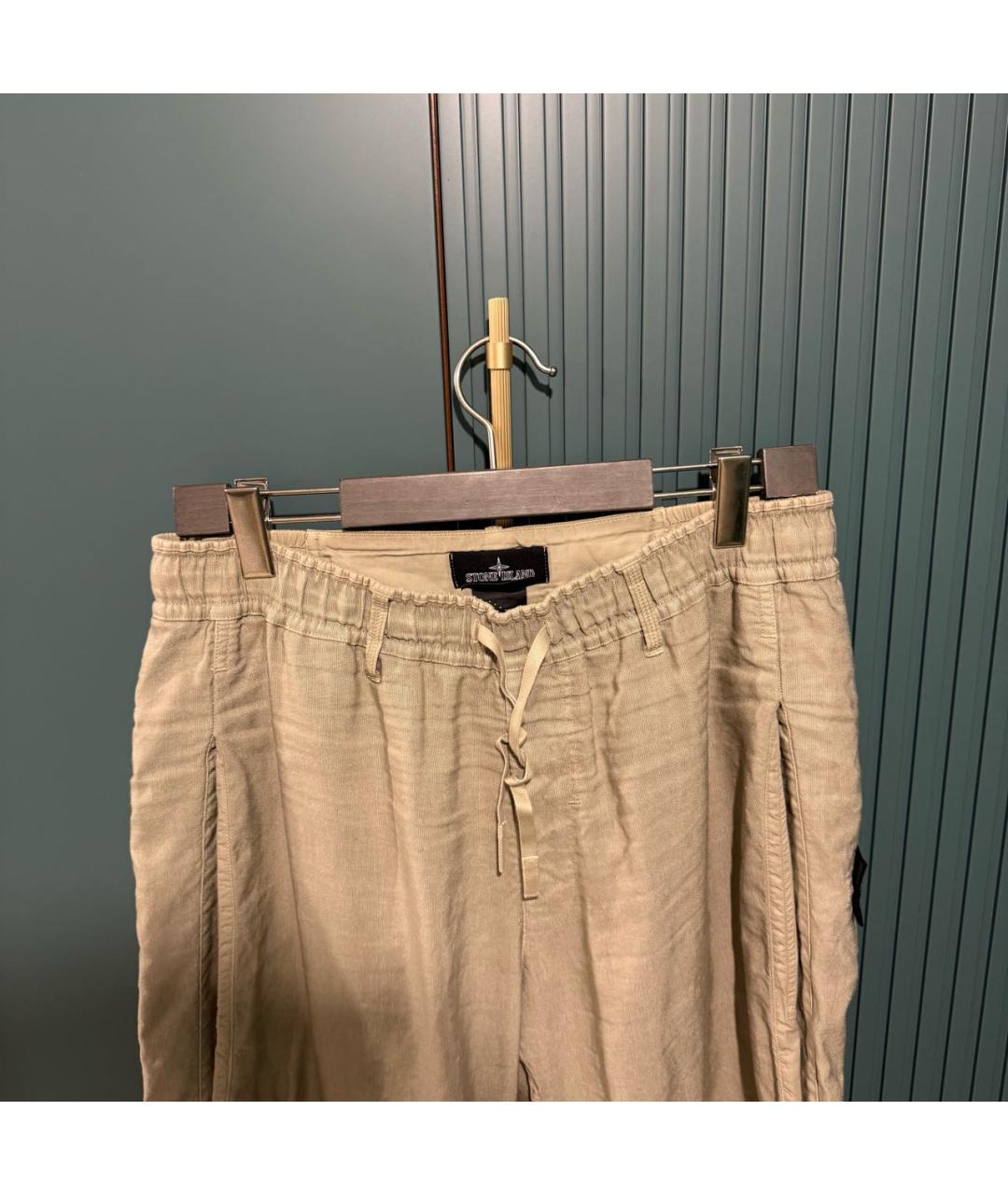 STONE ISLAND SHADOW PROJECT Бежевые повседневные брюки, фото 3