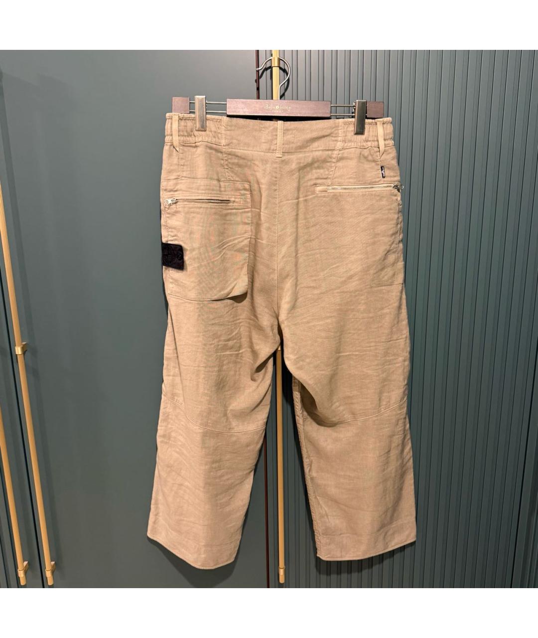 STONE ISLAND SHADOW PROJECT Бежевые повседневные брюки, фото 2