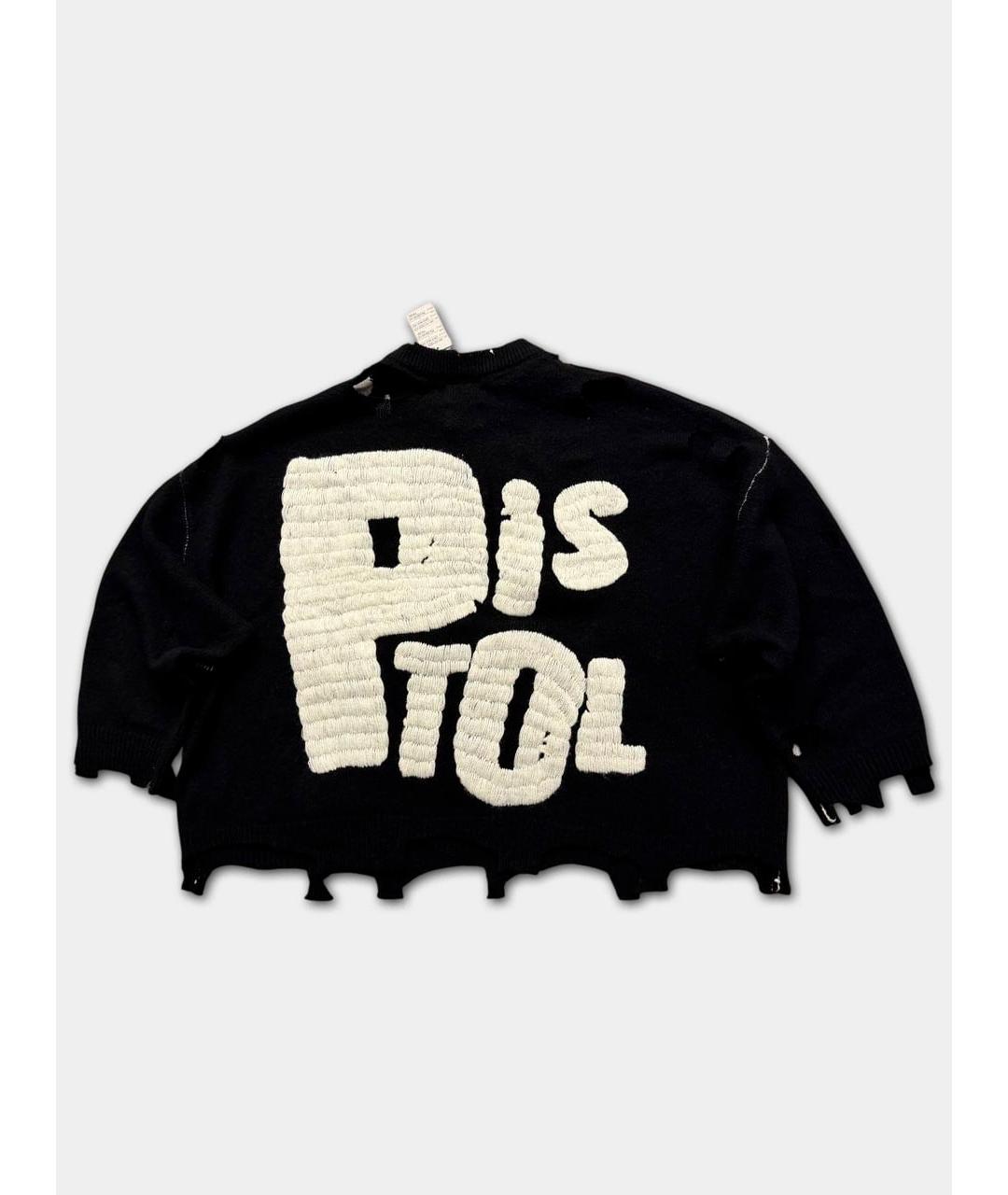 SAINT Mxxxxxx Черный шерстяной джемпер / свитер, фото 2