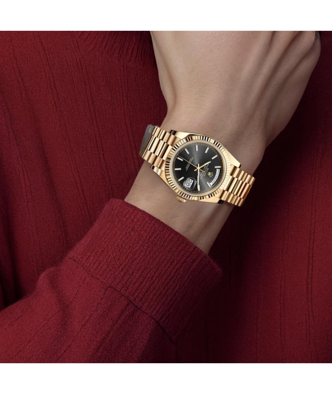 ROLEX Золотые часы из желтого золота, фото 3