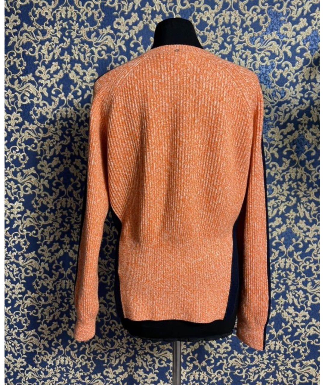 SPORTMAX Оранжевый кашемировый джемпер / свитер, фото 2
