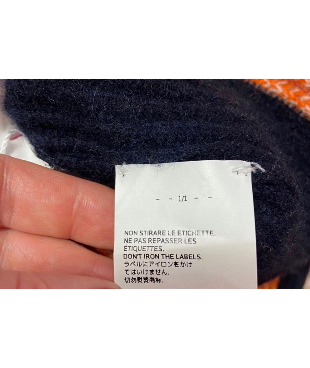 SPORTMAX Оранжевый кашемировый джемпер / свитер, фото 6