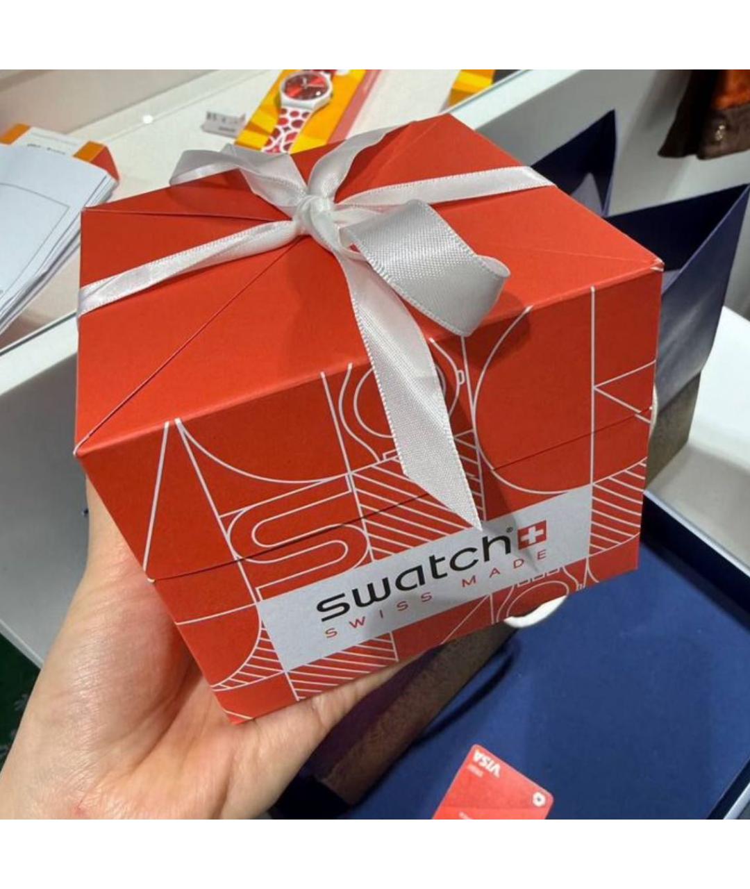 Swatch Белые керамические часы, фото 8