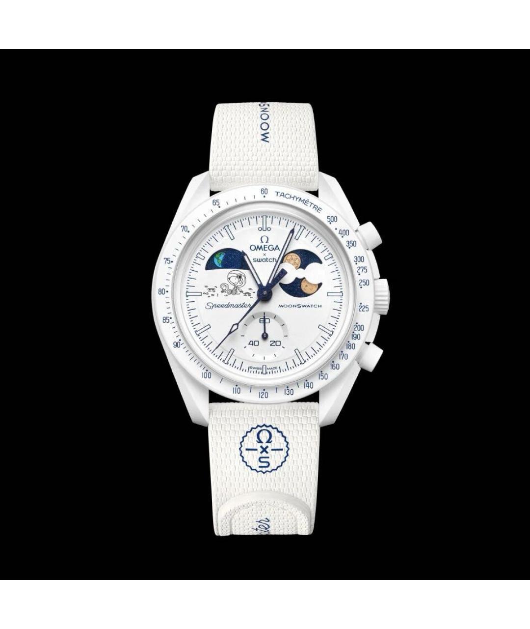 Swatch Белые керамические часы, фото 9