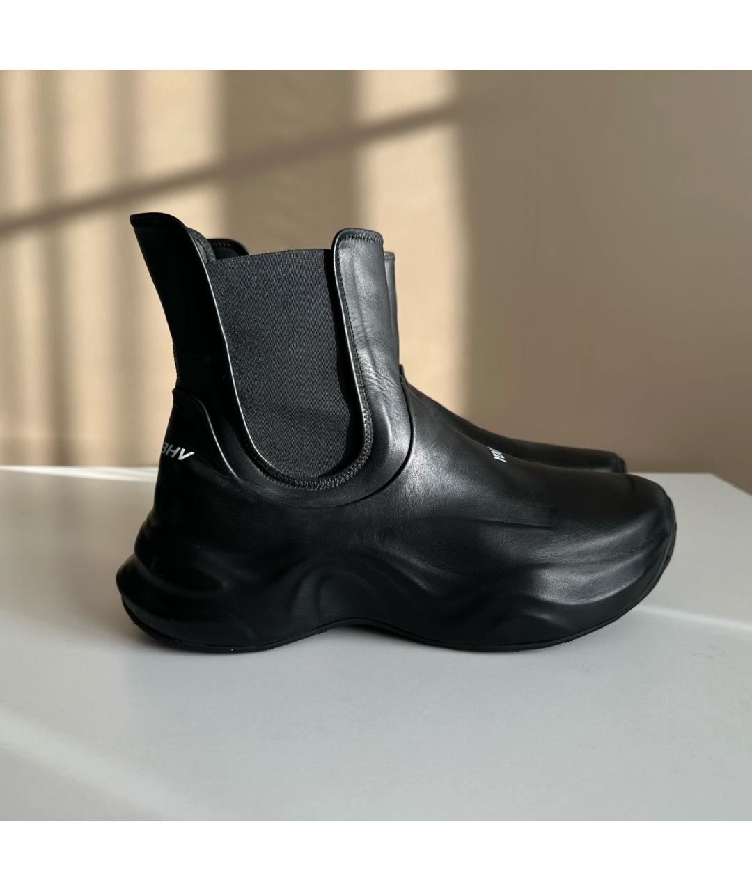 MISBHV Черные кожаные ботинки, фото 7