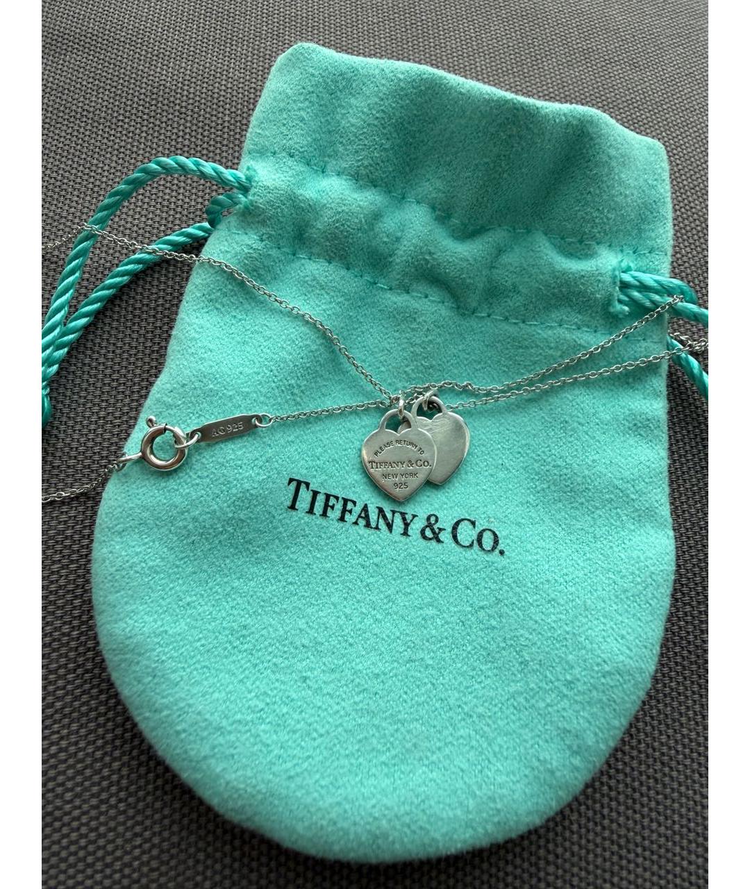 TIFFANY&CO Серебряное серебряное колье, фото 3