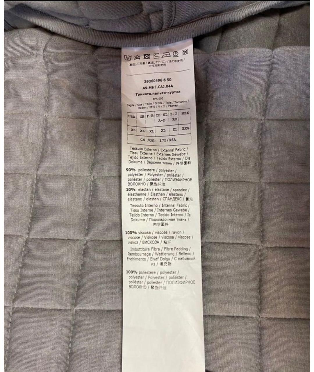 'S MAX MARA Серая бархатная куртка, фото 7