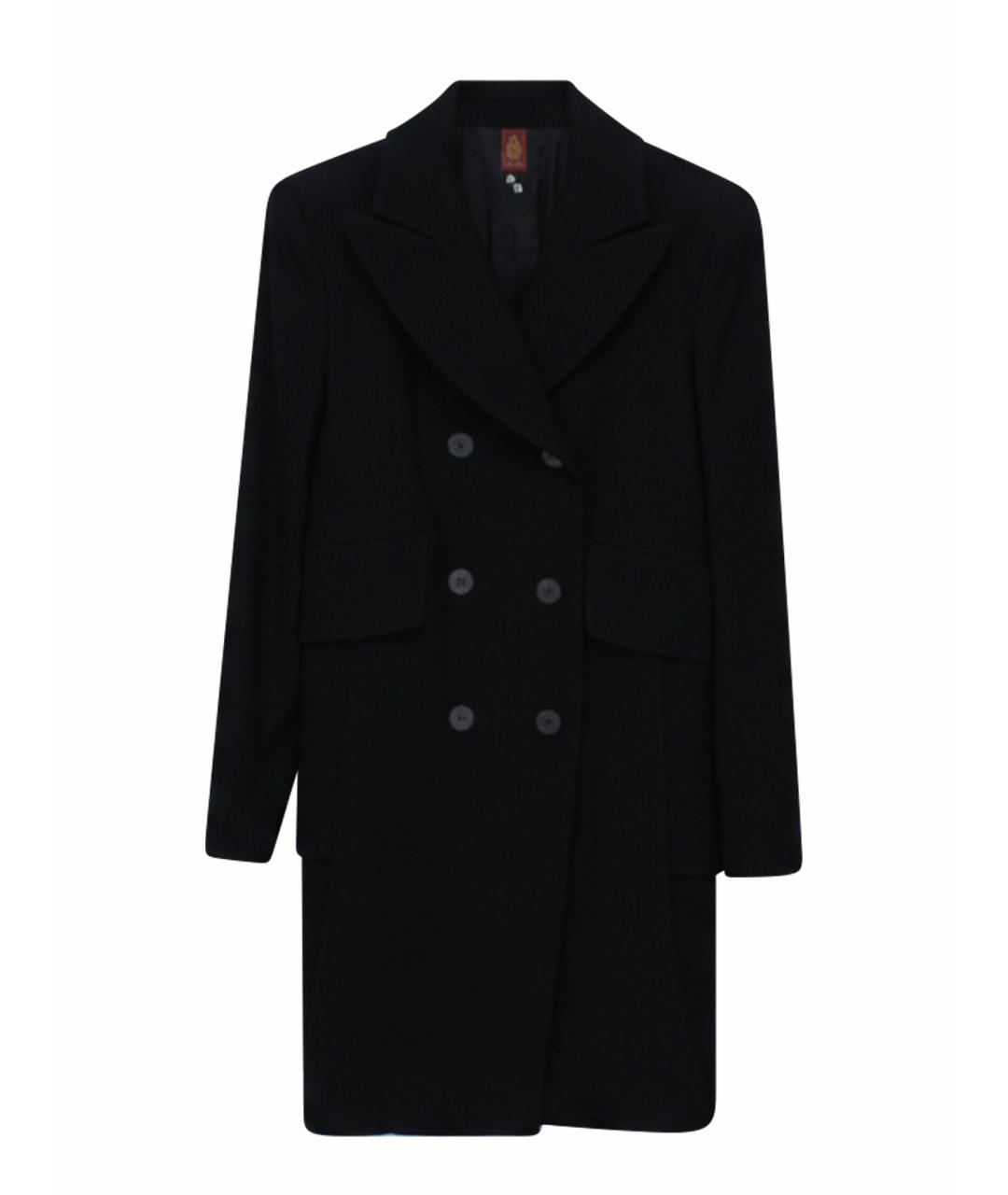 DONDUP Черное шерстяное пальто, фото 1