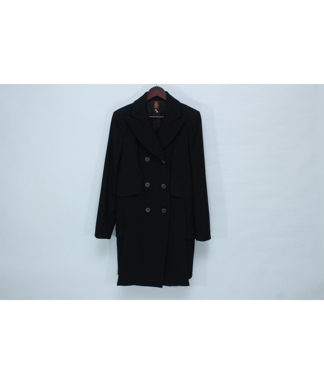 DONDUP Черное шерстяное пальто, фото 10