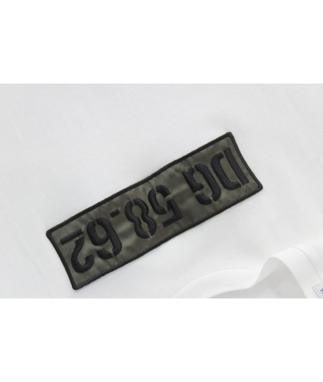 DOLCE&GABBANA Белая хлопковая футболка, фото 6