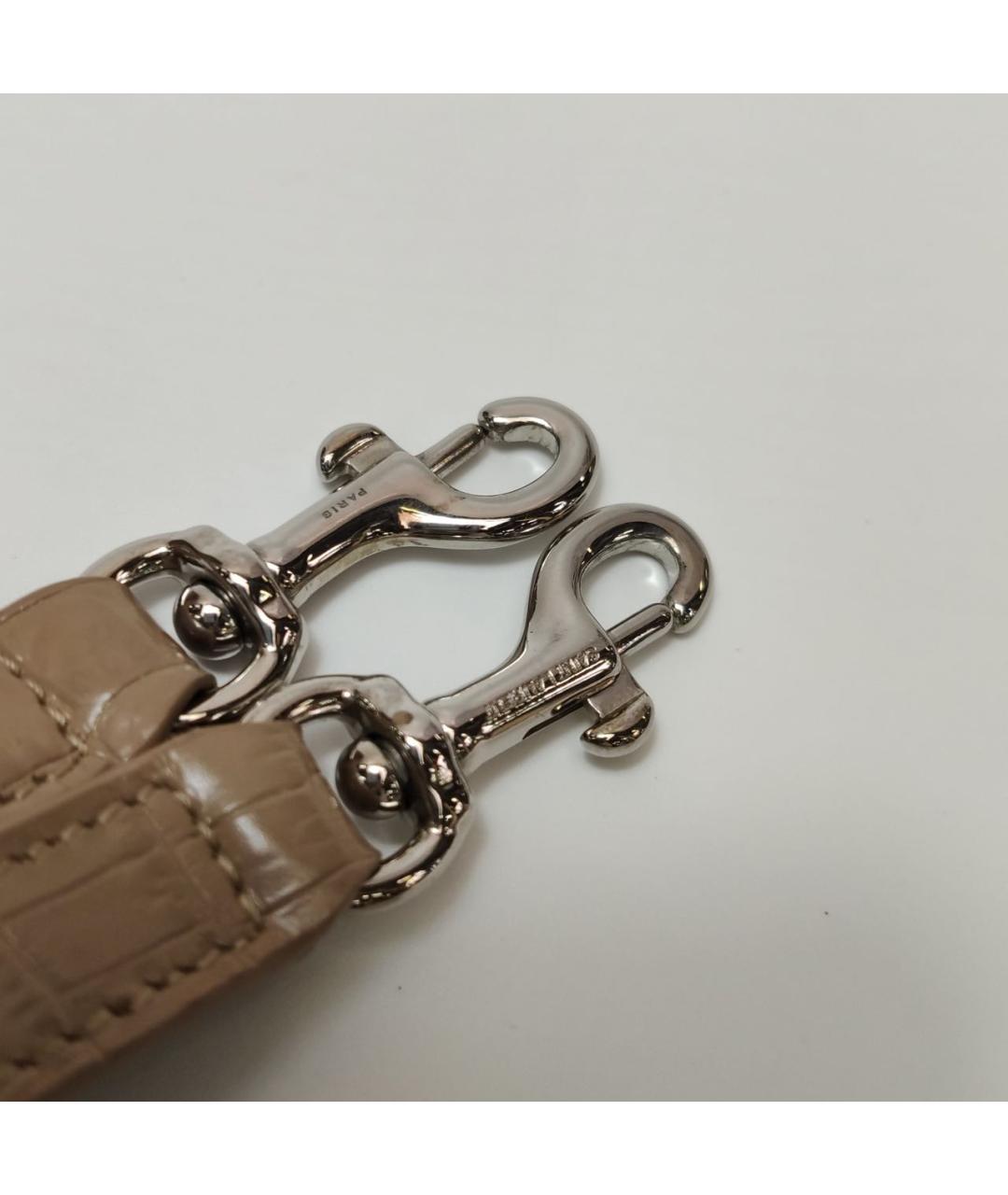 SAINT LAURENT Бежевая кожаная сумка тоут, фото 8