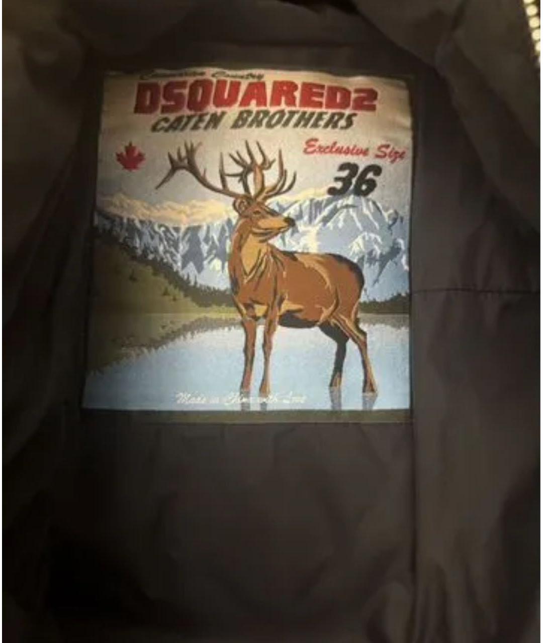 DSQUARED2 Черный пуховик, фото 4