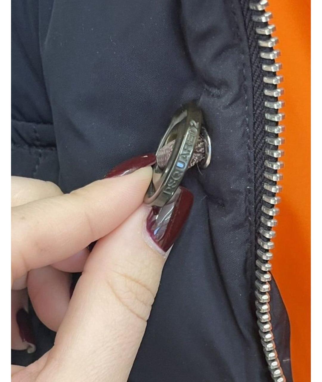 DSQUARED2 Черный пуховик, фото 6