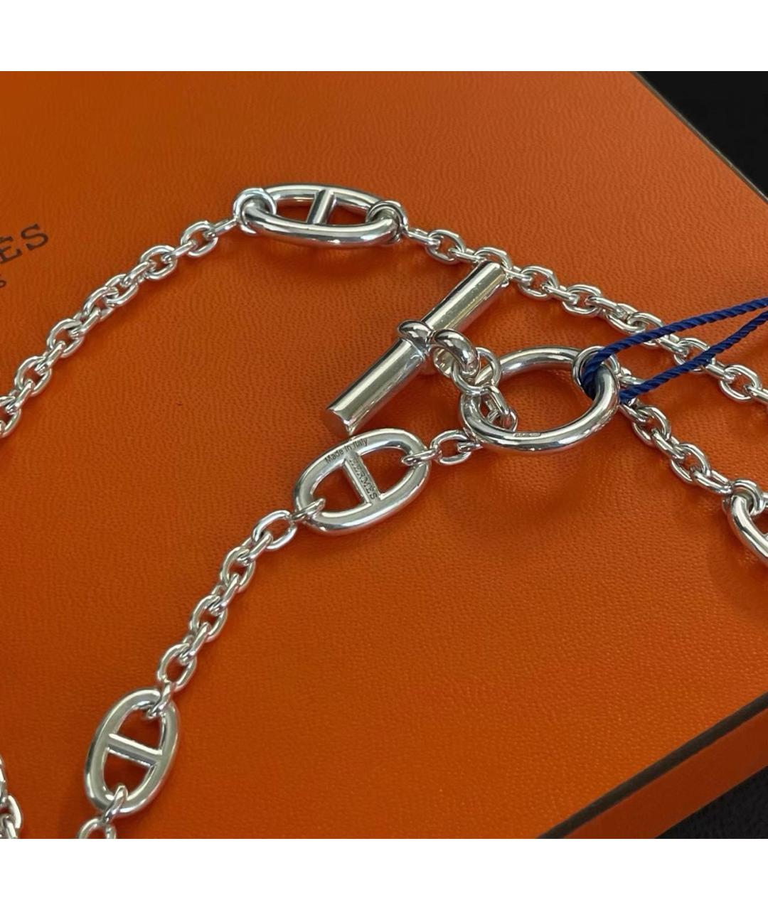 HERMES Серебряная серебряная цепочка, фото 3