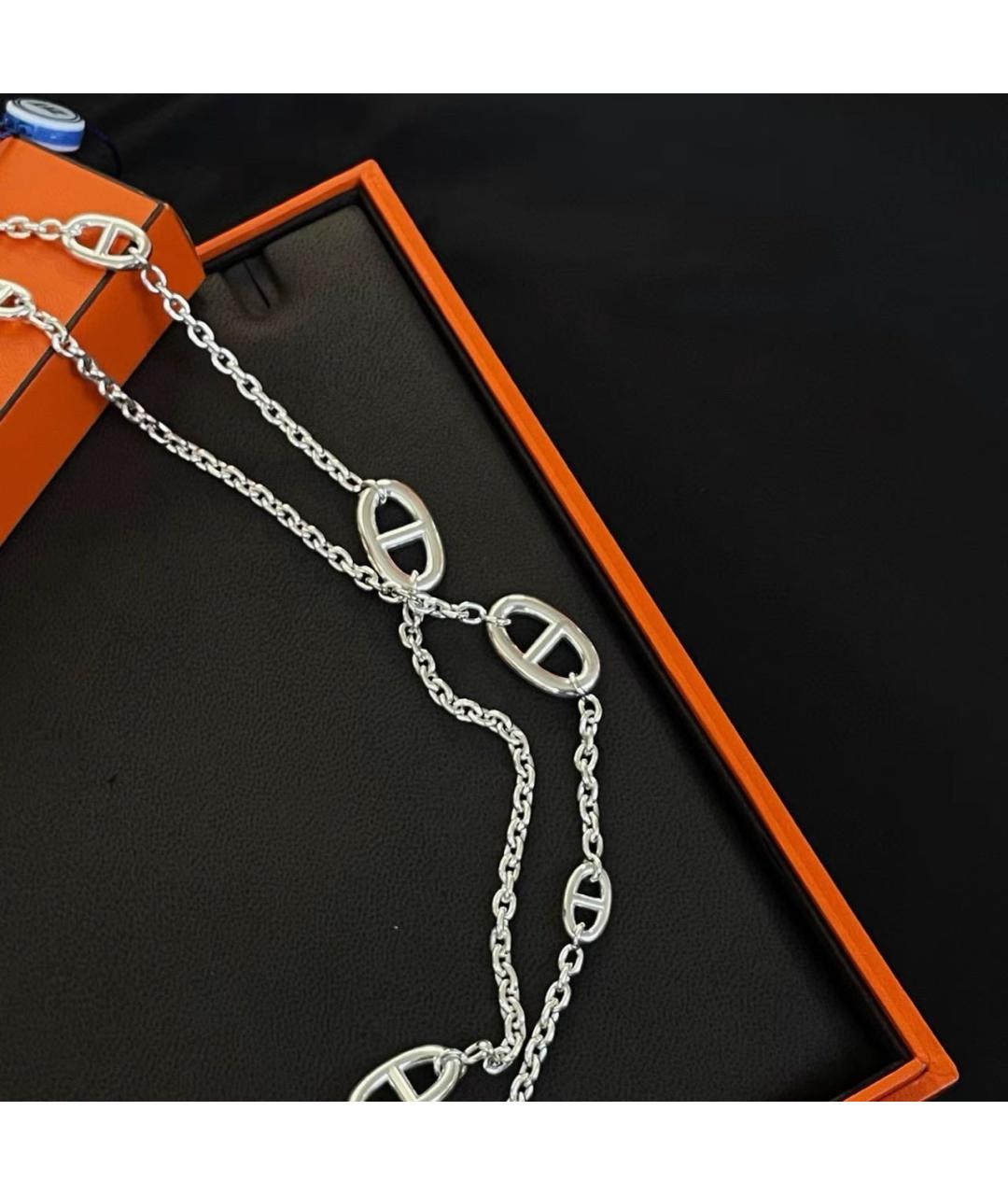 HERMES Серебряная серебряная цепочка, фото 6