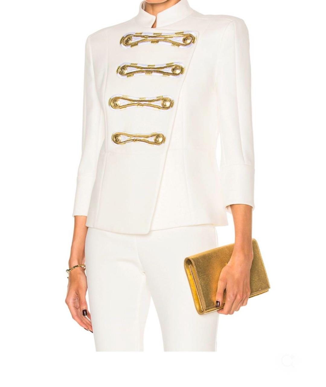 PIERRE BALMAIN Белый хлопковый жакет/пиджак, фото 7