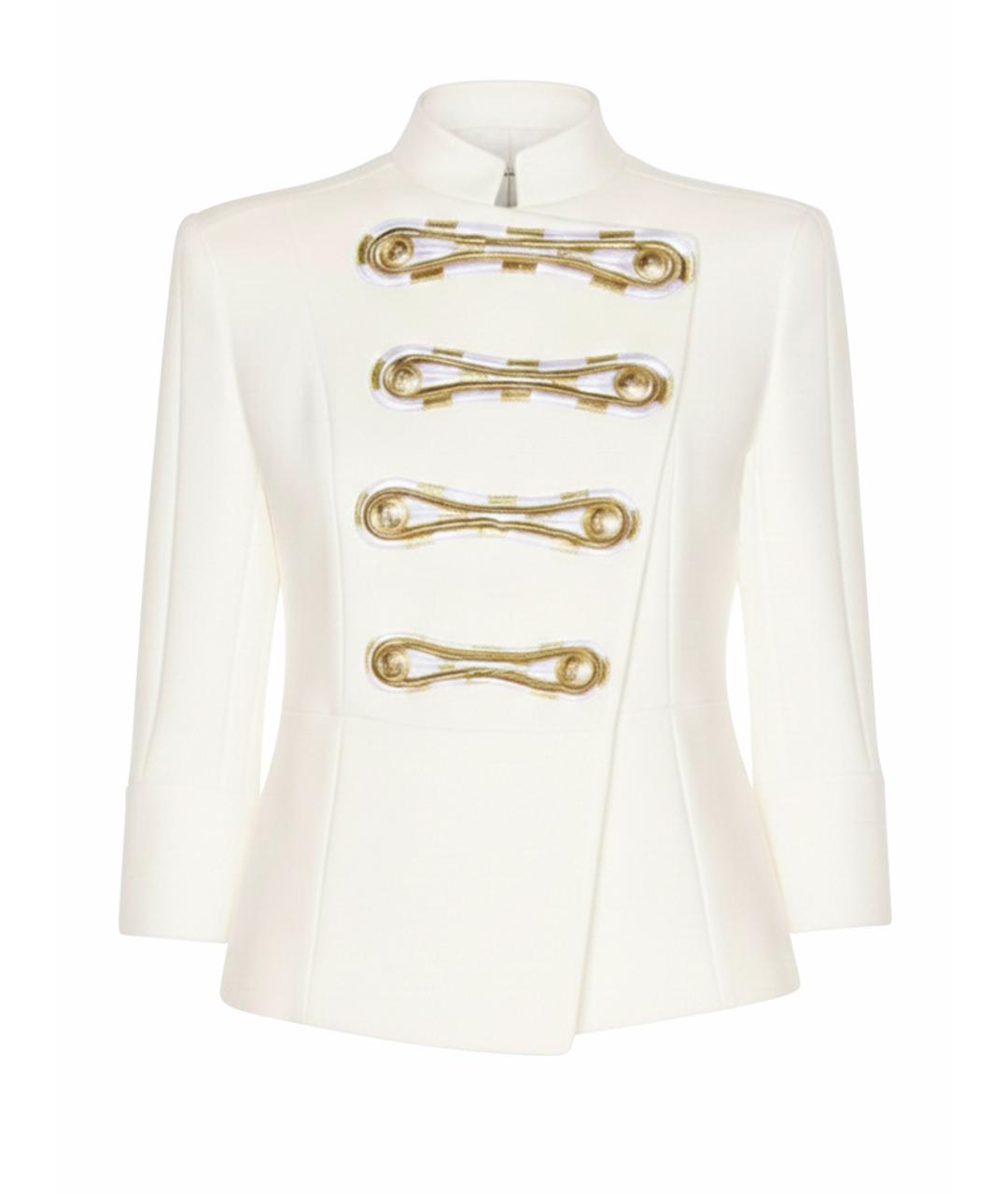 PIERRE BALMAIN Белый хлопковый жакет/пиджак, фото 1
