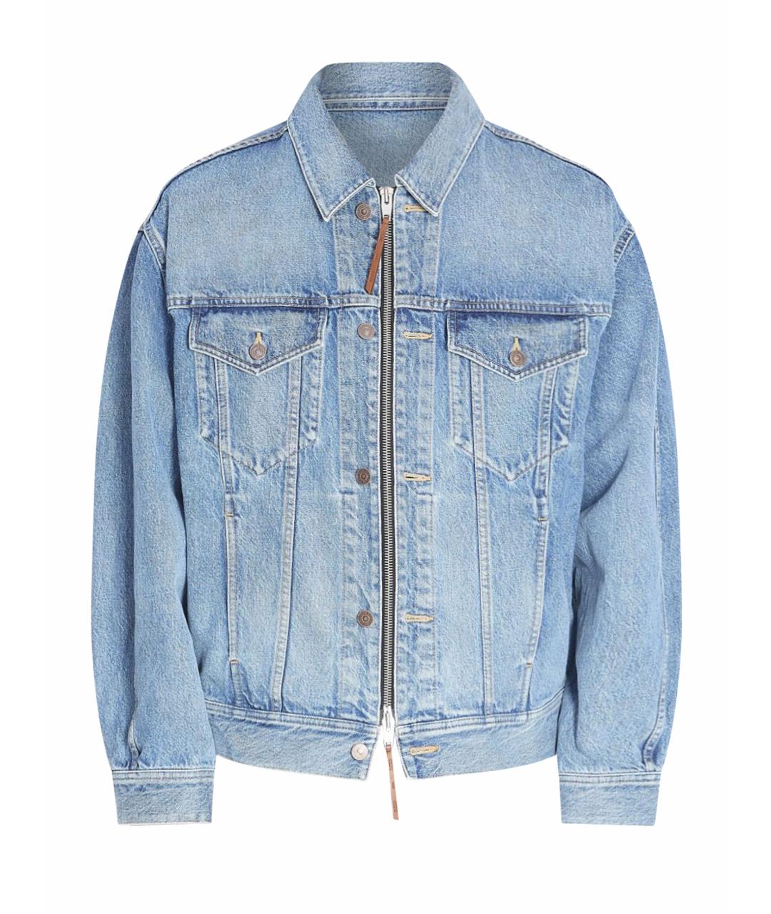 CELINE Голубая хлопковая куртка, фото 1