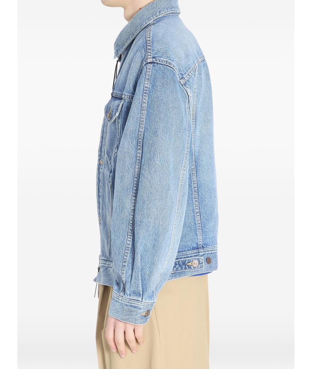 CELINE Голубая хлопковая куртка, фото 3