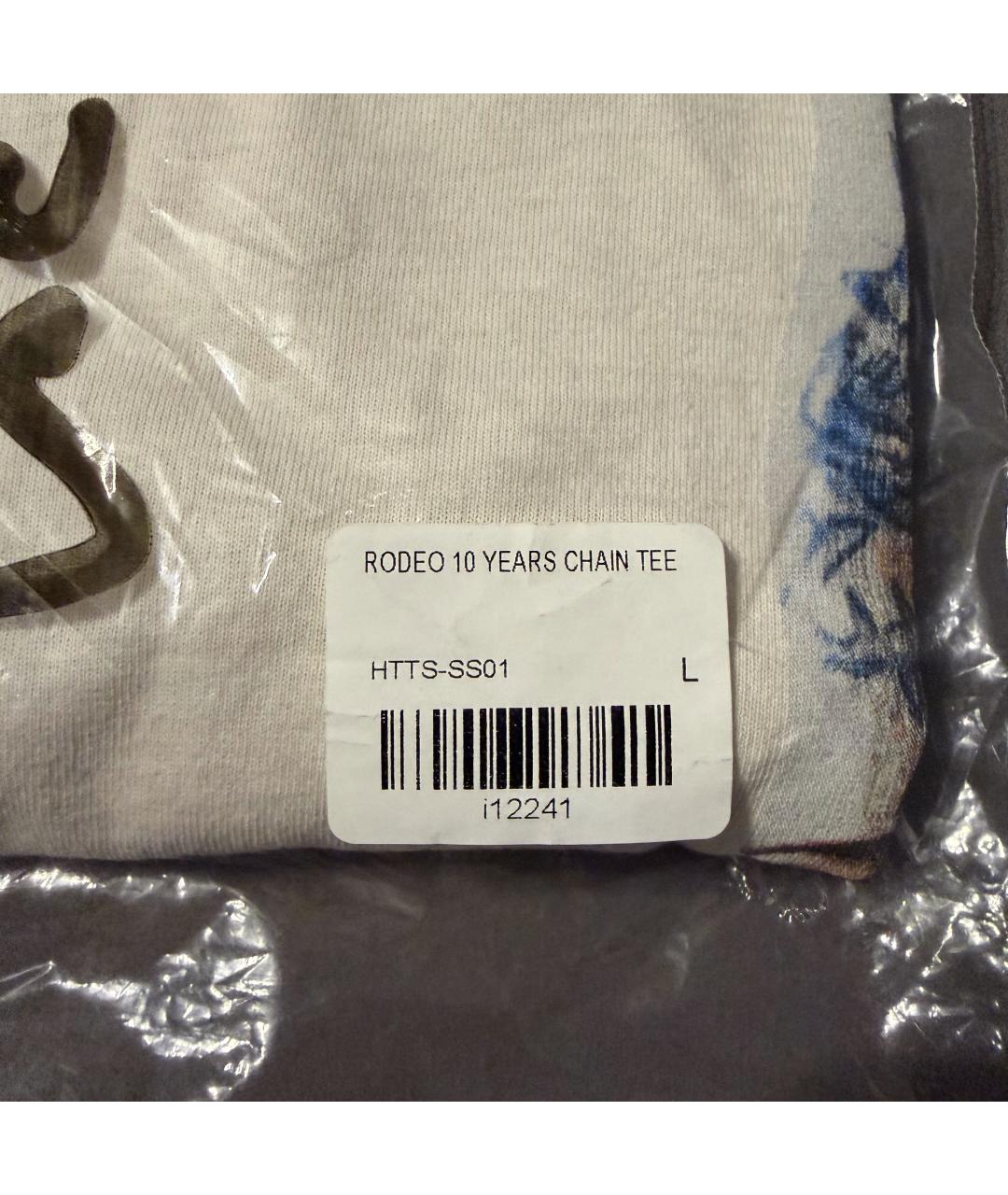 CACTUS JACK BY TRAVIS SCOTT Белая хлопковая футболка, фото 5