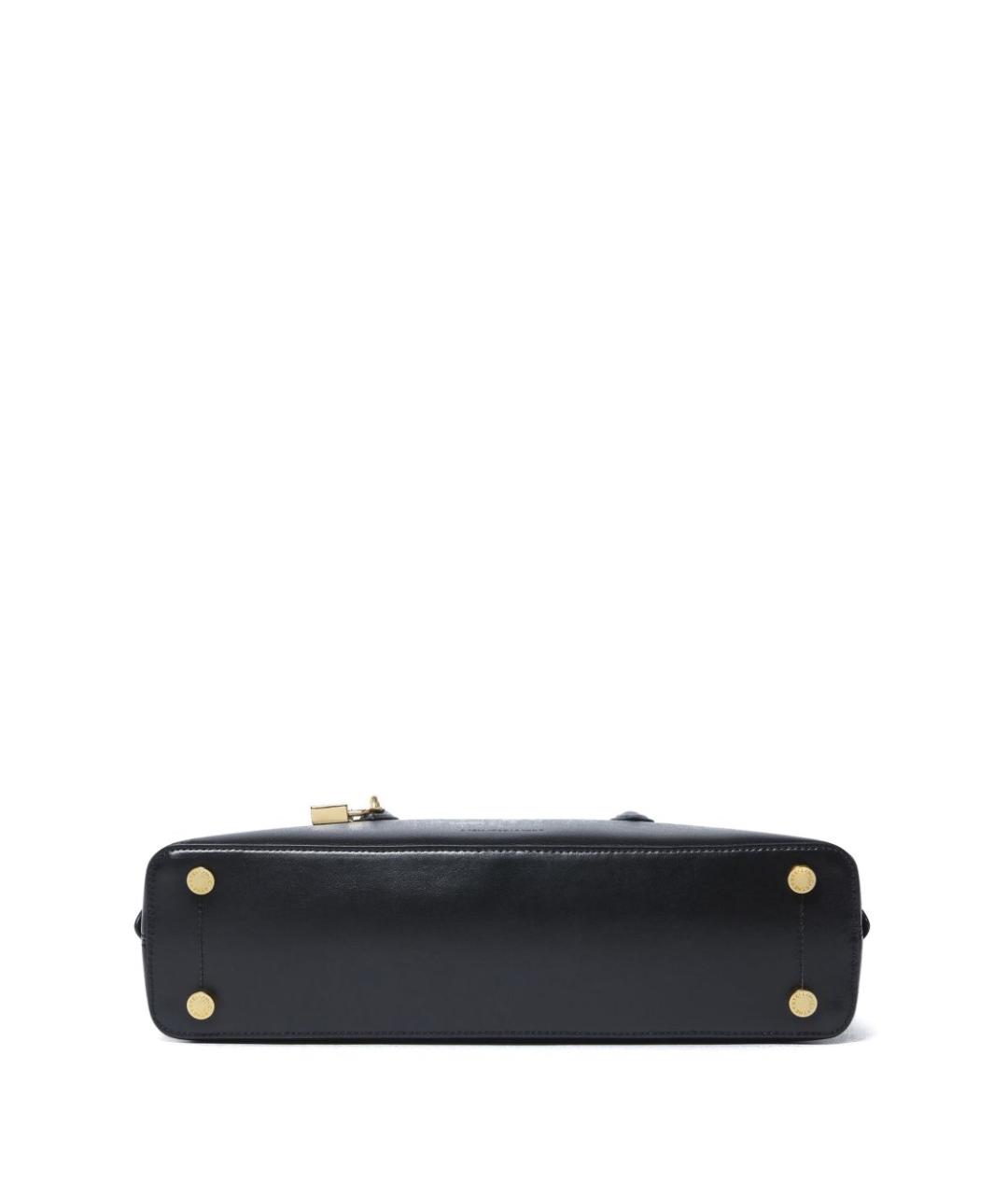 STELLA MCCARTNEY Черная кожаная сумка через плечо, фото 6