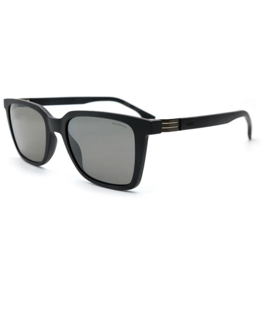 HUGO BOSS Черные пластиковые солнцезащитные очки, фото 2