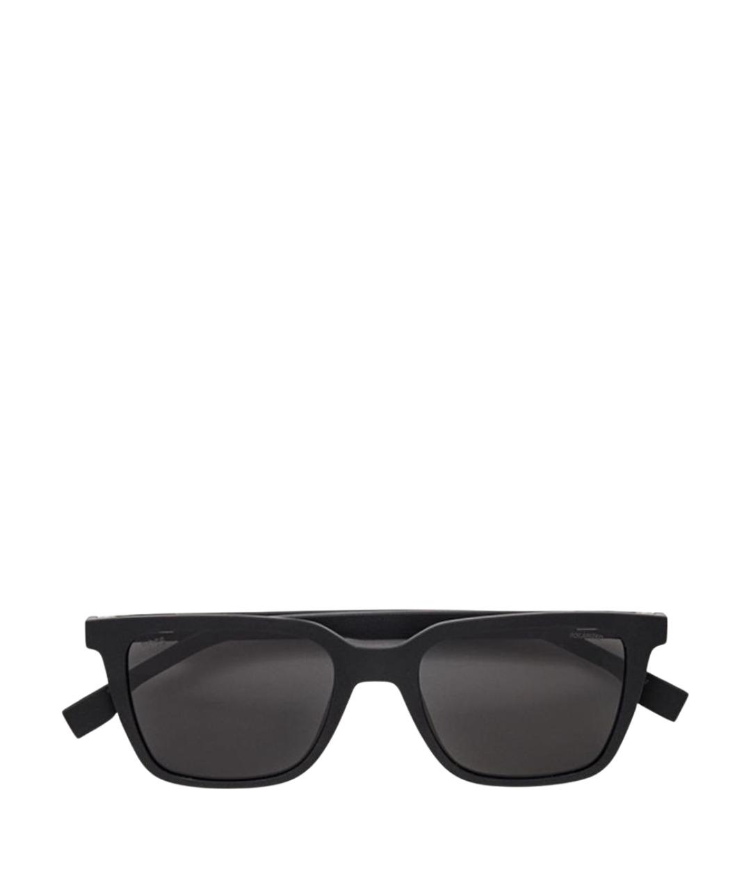 HUGO BOSS Черные пластиковые солнцезащитные очки, фото 1