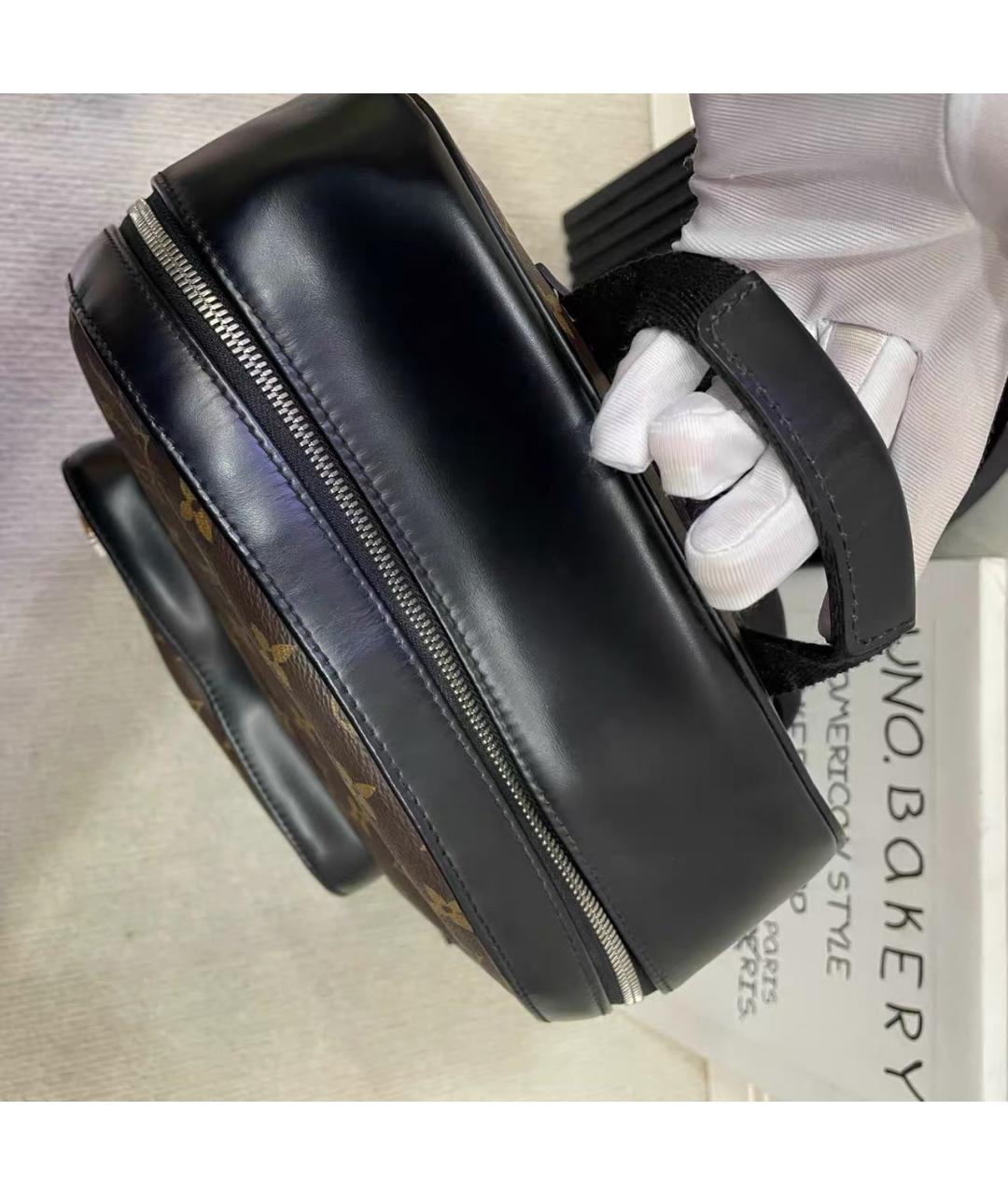 LOUIS VUITTON Коричневый кожаный рюкзак, фото 7