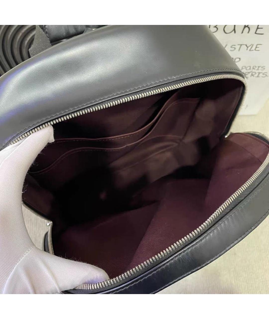 LOUIS VUITTON Коричневый кожаный рюкзак, фото 8