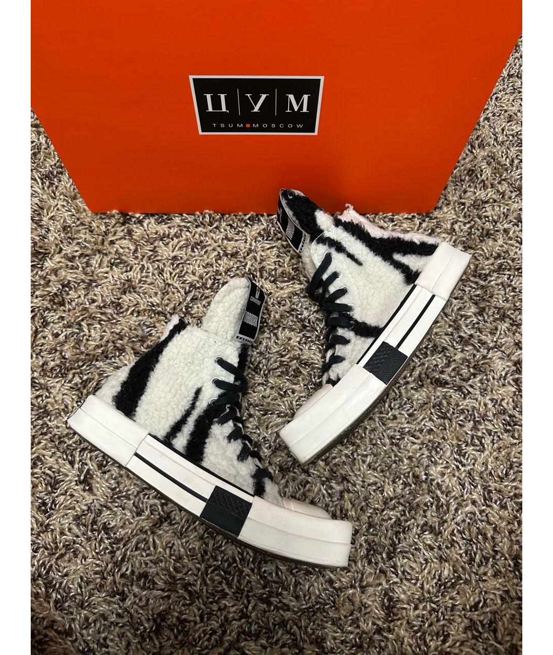 RICK OWENS Белые кеды, фото 2