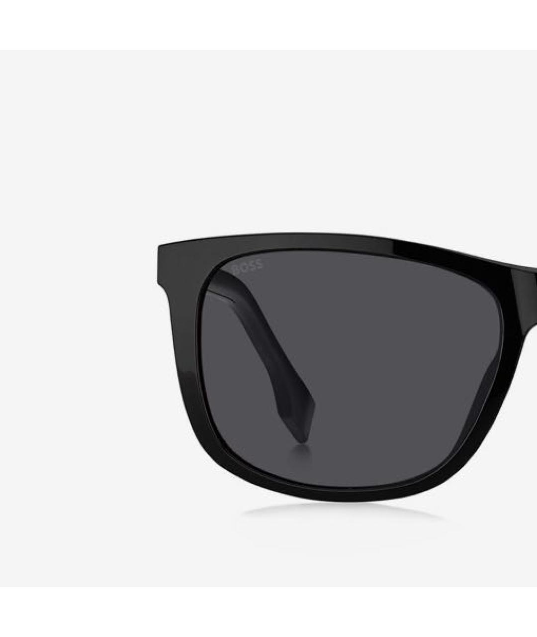 HUGO BOSS Черные пластиковые солнцезащитные очки, фото 5