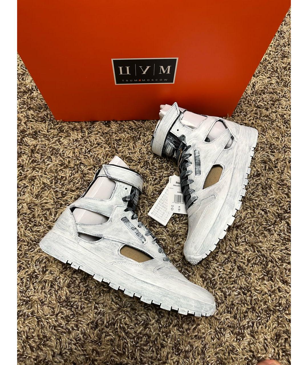 MAISON MARGIELA Белые высокие кроссовки / кеды, фото 3