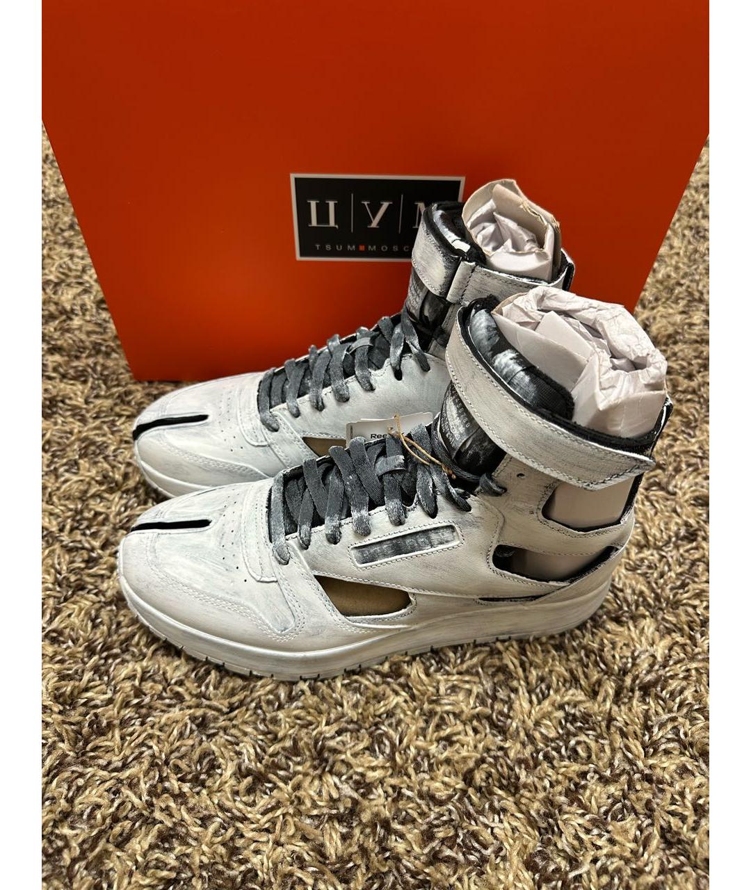 MAISON MARGIELA Белые высокие кроссовки / кеды, фото 7