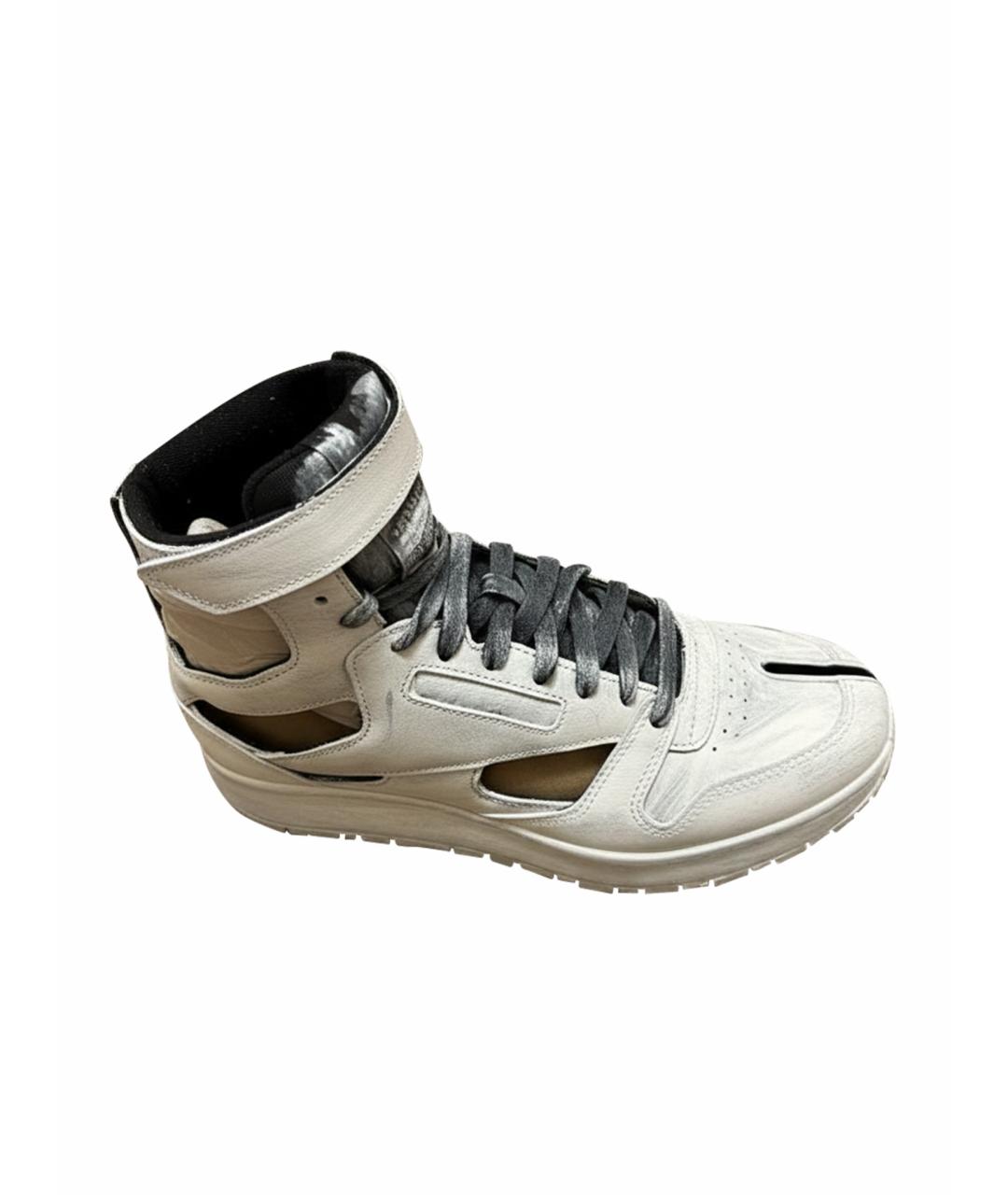 MAISON MARGIELA Белые высокие кроссовки / кеды, фото 1