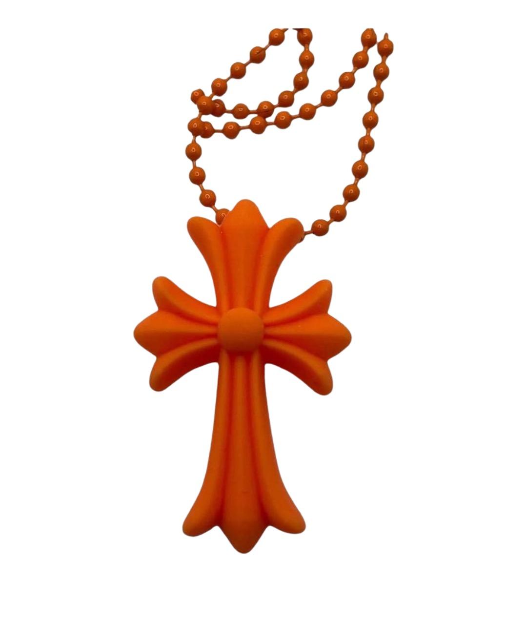 CHROME HEARTS Оранжевая цепочка/подвеска, фото 1