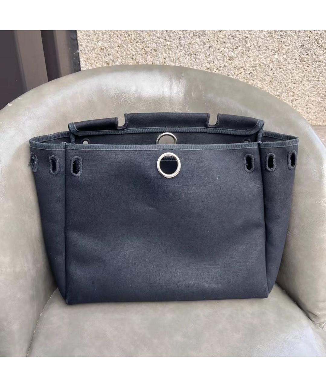 HERMES Бежевая тканевая сумка через плечо, фото 8