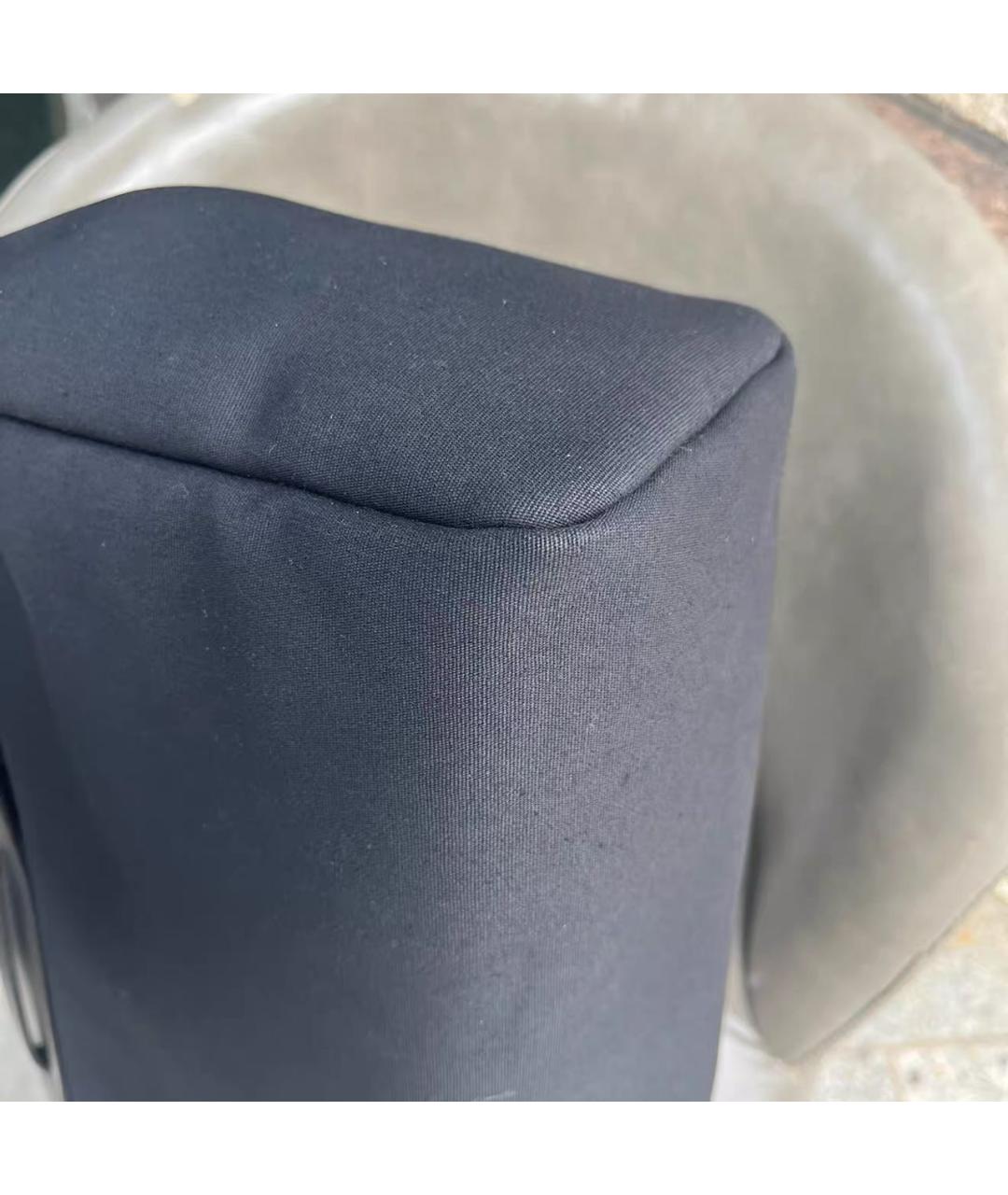 HERMES Черная кожаная сумка с короткими ручками, фото 8