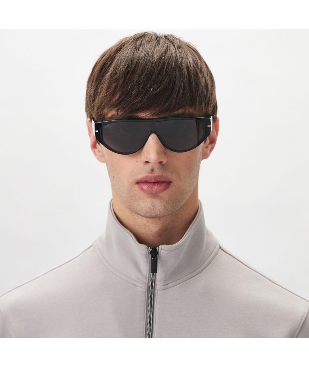 HUGO BOSS Черные пластиковые солнцезащитные очки, фото 5