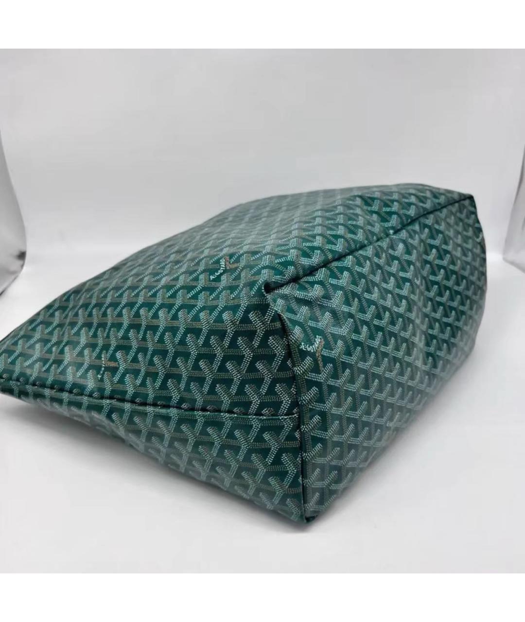 GOYARD Зеленая сумка тоут, фото 7