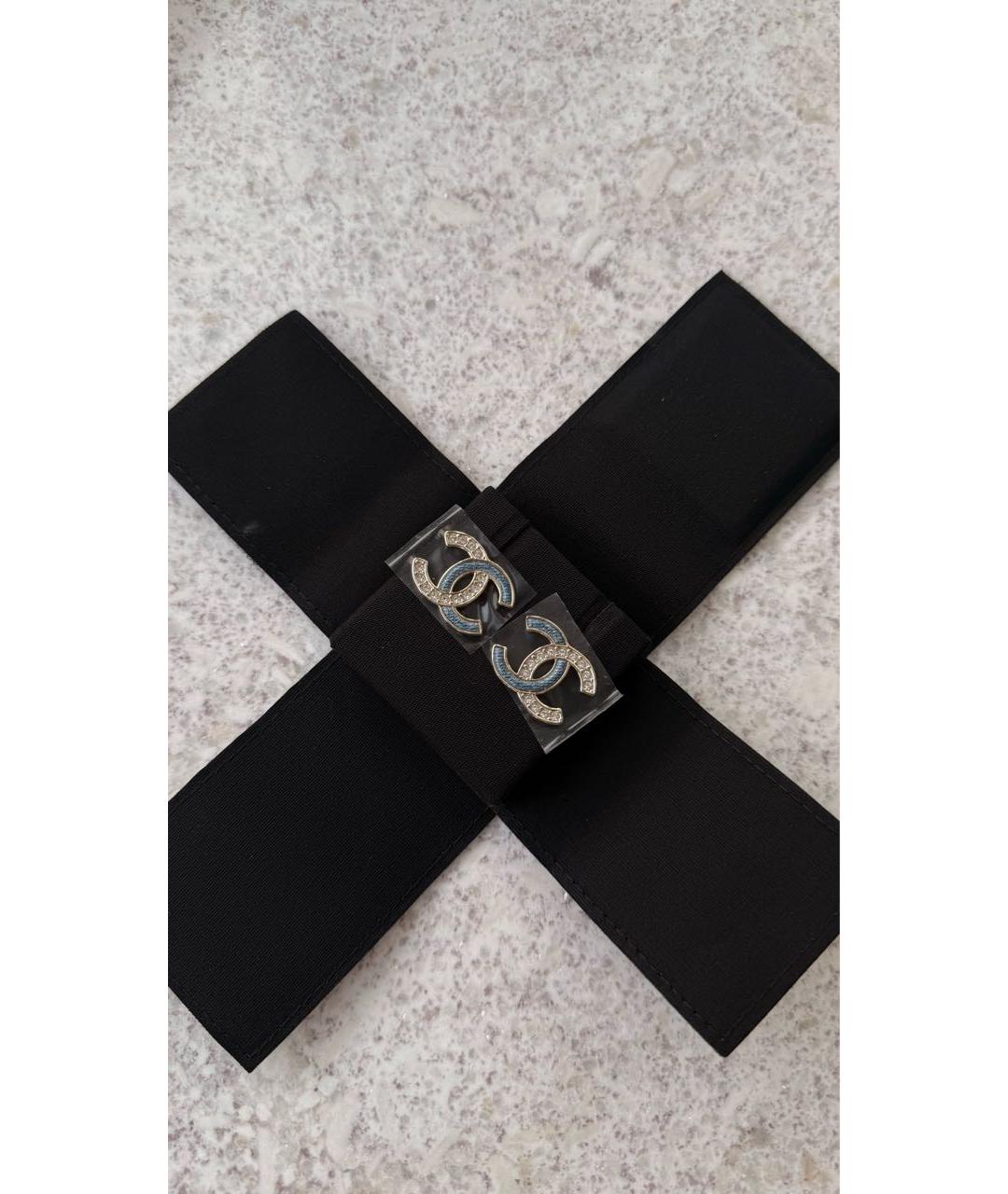 CHANEL Золотые металлические серьги, фото 3