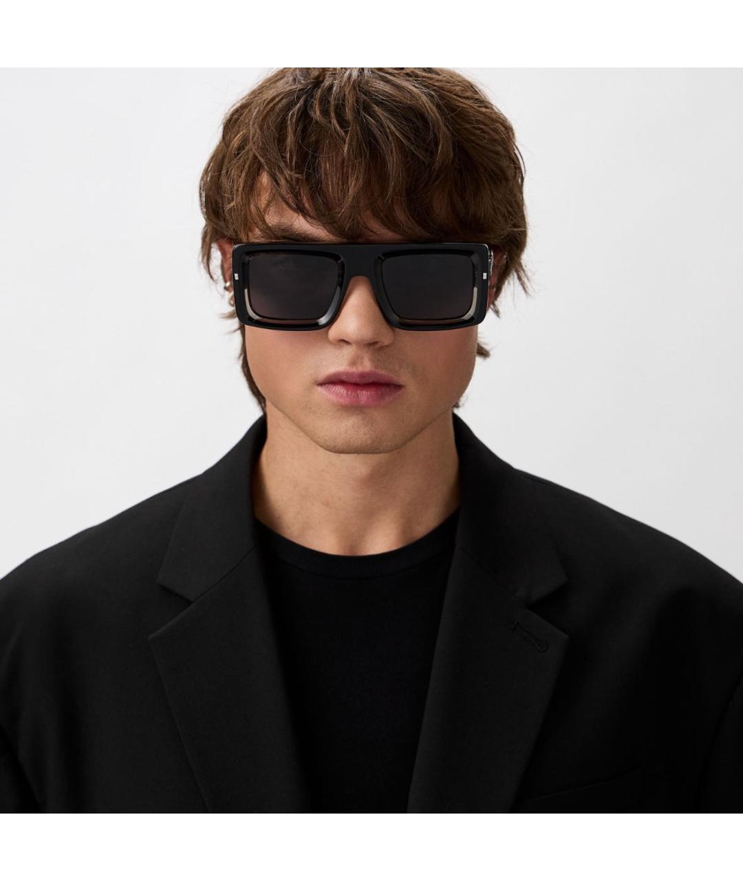 DSQUARED2 Черные пластиковые солнцезащитные очки, фото 4