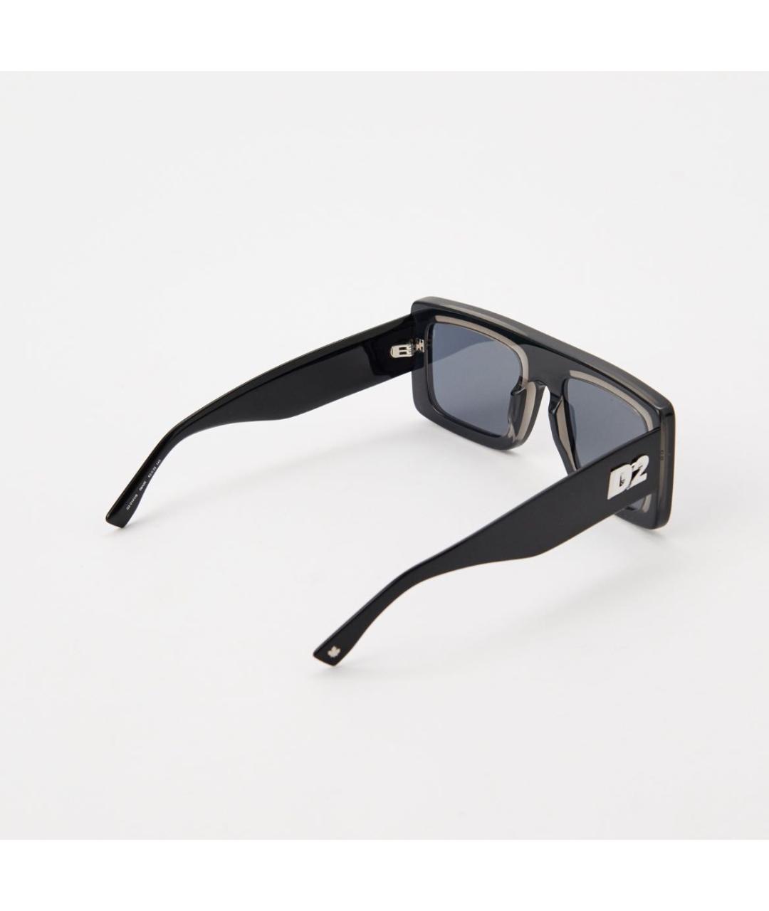 DSQUARED2 Черные пластиковые солнцезащитные очки, фото 7