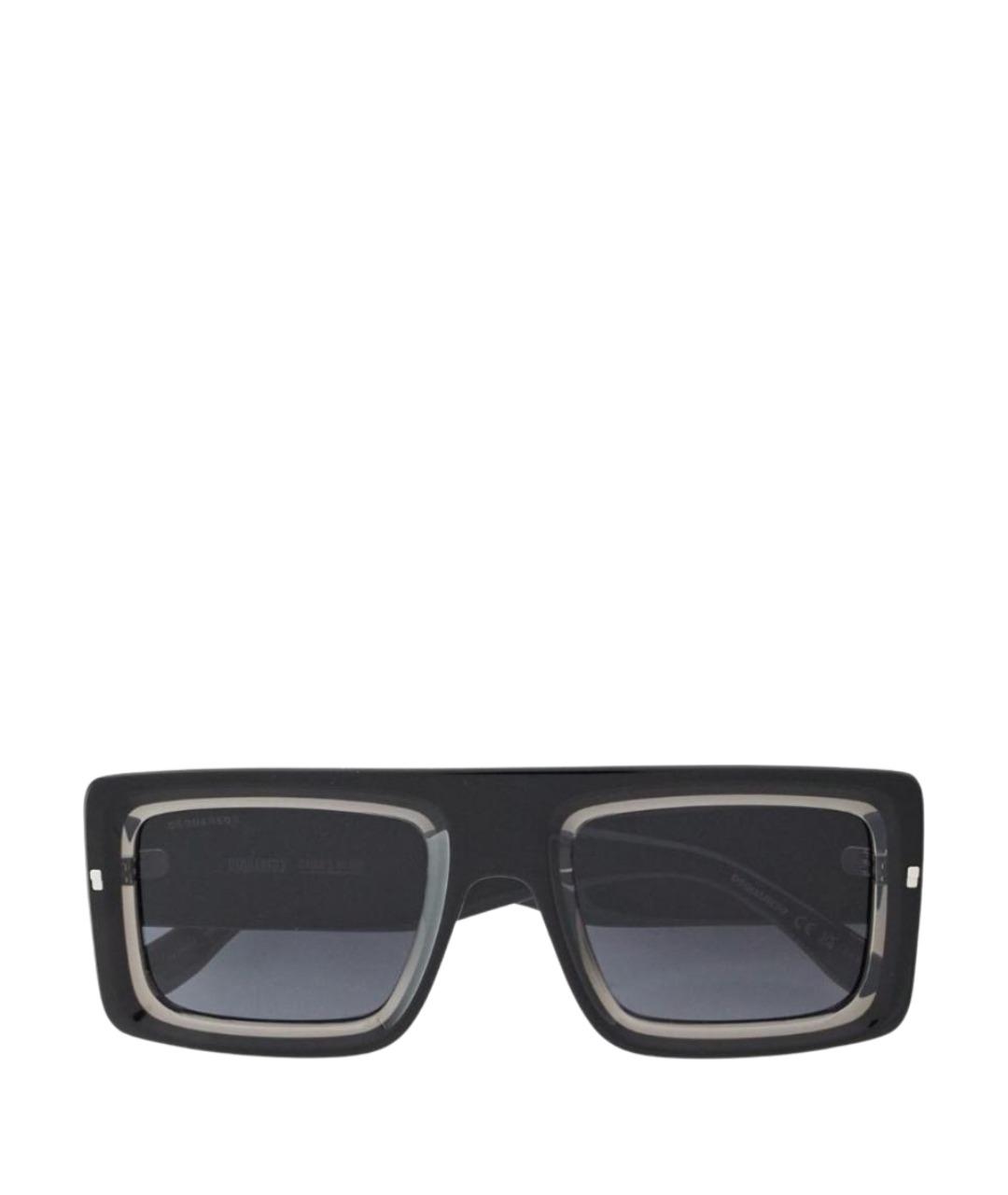 DSQUARED2 Черные пластиковые солнцезащитные очки, фото 10