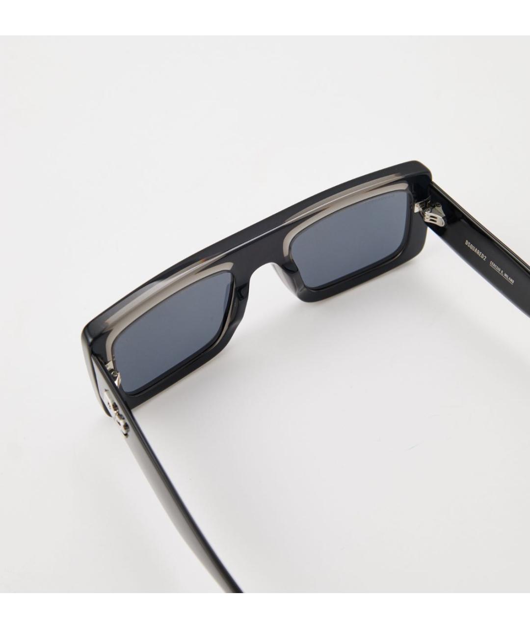 DSQUARED2 Черные пластиковые солнцезащитные очки, фото 6