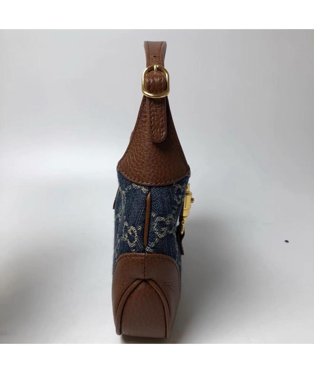 GUCCI Синяя кожаная сумка через плечо, фото 8